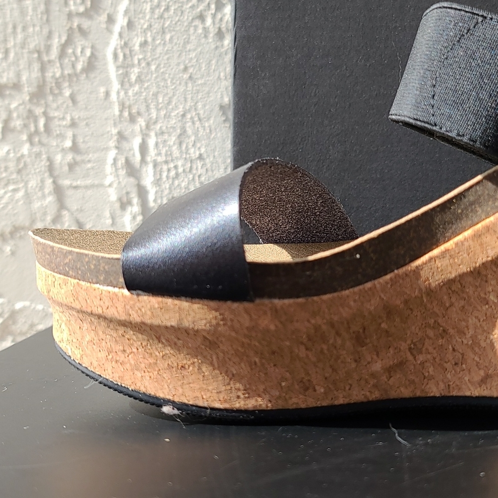 Cork Wedge Sandals - Picture 3 of 5